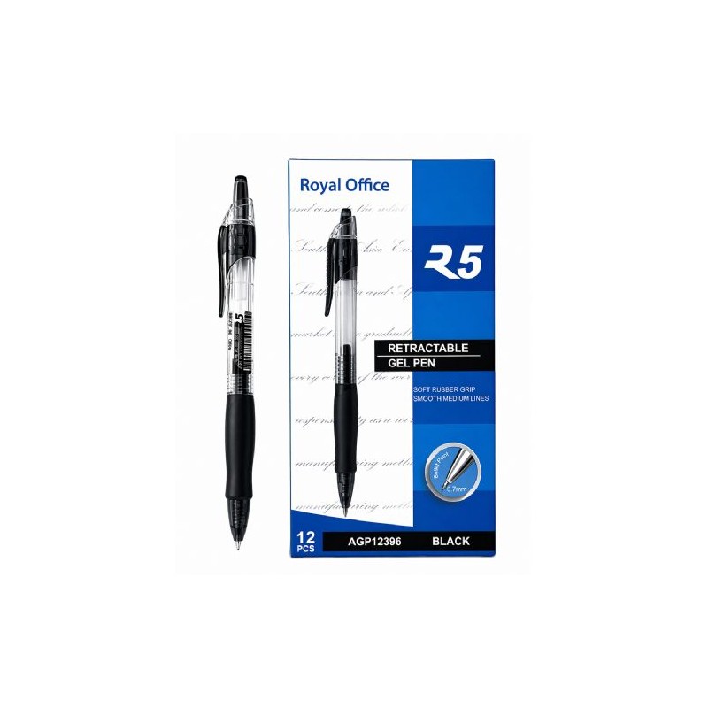 Penne Gel Royal Office R5 0,7 Black | 01517