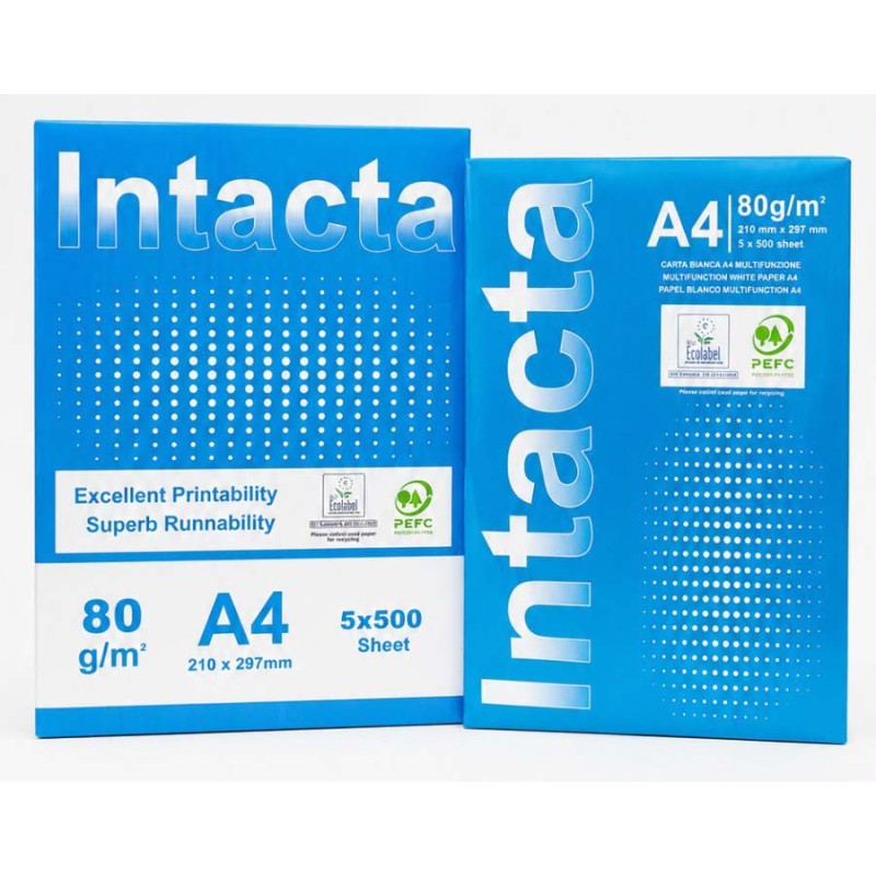 CARTA A4 INTACTA 80GR PEFC 500FF
