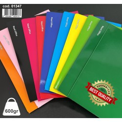 CARTELLE A4 CON ELASTICO COLORI ASSORTITI 600gr