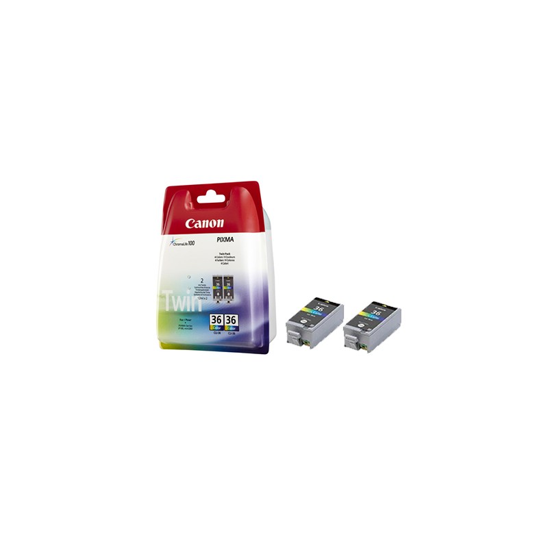 CARTUCCIA CANON CLI 36 MULTIPACK 2PZ ORIGINALE