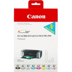 CARTUCCIA CANON CLI 42 MULTIPACK 8 CARTUCCE