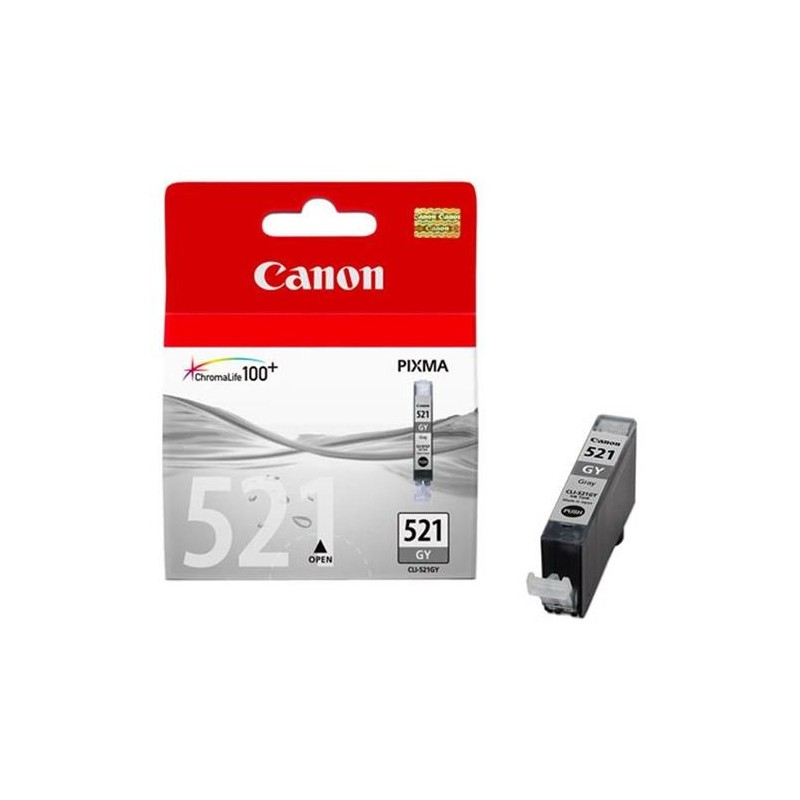CARTUCCIA CANON CLI 521 GRIGIO ORIGINALE 2937B001