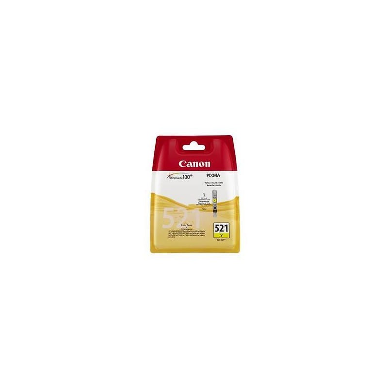 CARTUCCIA CANON CLI 521 YELLOW 2936B001 ORIGINALE