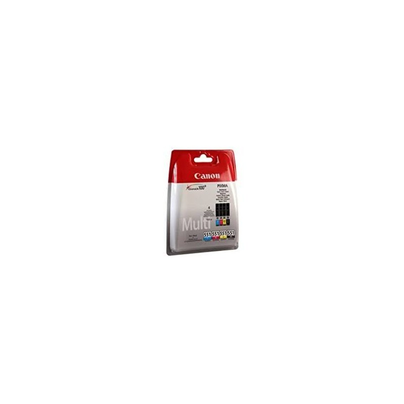 CARTUCCIA CANON MULTIPACK CLI 551 6509B009 ORIGINALE