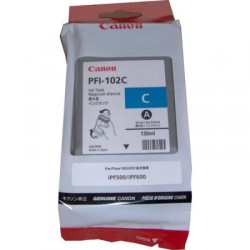 CARTUCCIA CANON PFI 102 CIANO 130ML ORIGINALE
