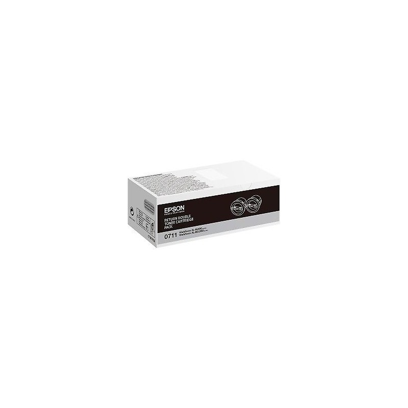 CARTUCCIA EPSON C13S050711 NERO TWIN PACK CORIGINALE