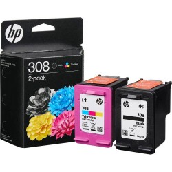 CARTUCCIA HP 308 Multipack Nero / Colori 6L6S6UE