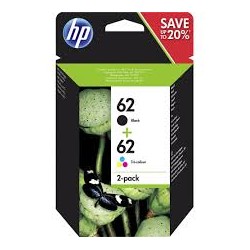 CARTUCCIA HP 62 MULTIPACK NERO COLORI  ORIGINALE N9J71AE