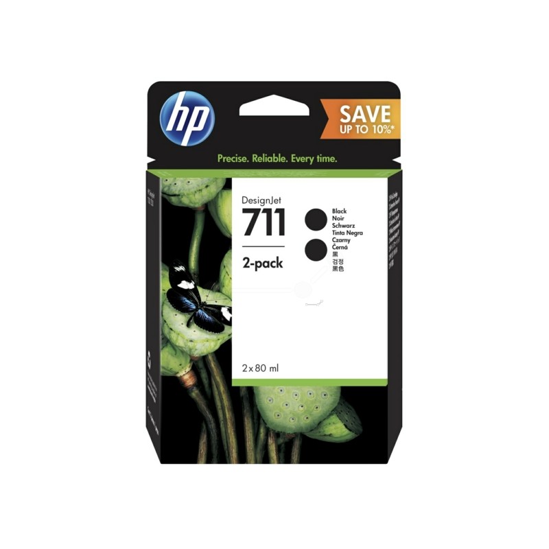 CARTUCCIA HP 711 MULTIPACK  P2V31A ORIGINALE BLACK