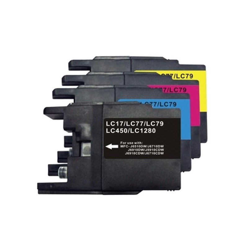 CARTUCCIA X BROTHER  LC 1280 BK COMP