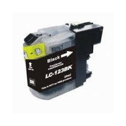 CARTUCCIA X BROTHER LC 121 LC 123 BK NEW-CHIP COMPATIBILE