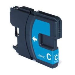 CARTUCCIA X BROTHER LC 980 LC 985 LC 1100 CYAN COMPATIBILE 12ML