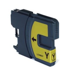 CARTUCCIA X BROTHER LC 980 LC 985 LC 1100 YELLOW COMPATIBILE 12ML