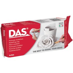 DAS PASTA PER MODELLARE 500gr Colore Bianco F387000