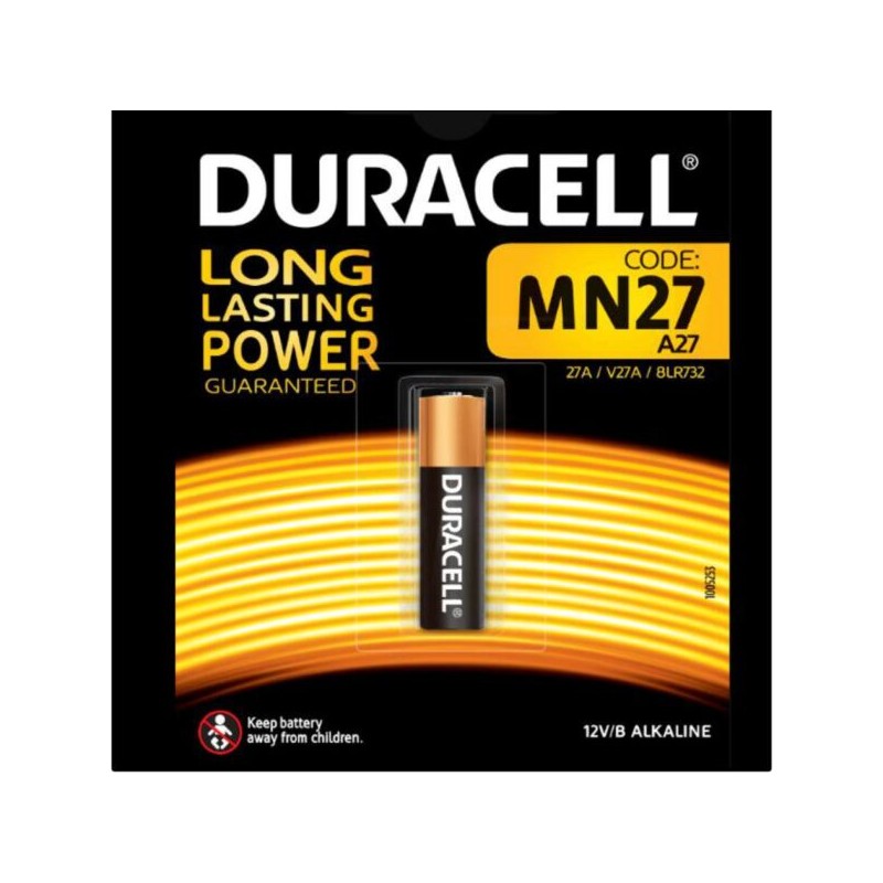 DURACELL ALKALINE MN27 (12V) BL 1