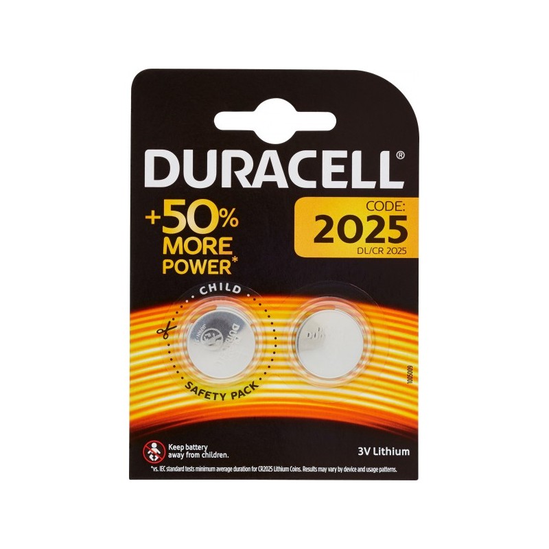 DURACELL LITHIUM CR 2025 BL2