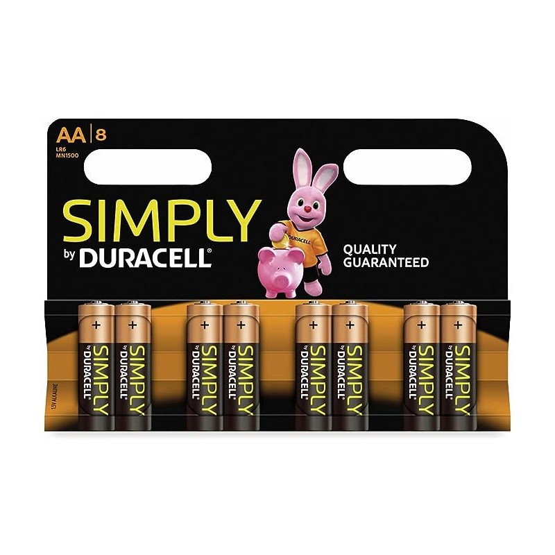 DURACELL Simply MN1500 AA BL8