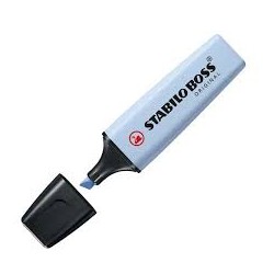 EVIDENZIATORI STABILO BOSS AZZURRO GHIACCIO PASTEL 70/111