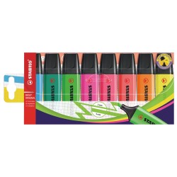 EVIDENZIATORI STABILO BOSS CONFEZIONE 8 PZ COLORI ASSORTITI FLUORESCENTI 70/8