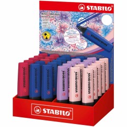 EVIDENZIATORI STABILO BOSS NATURECOLORS WILDFLOWER ESPOSITORE 30 PZ COLORI ASSORTITI 70/30-3-2