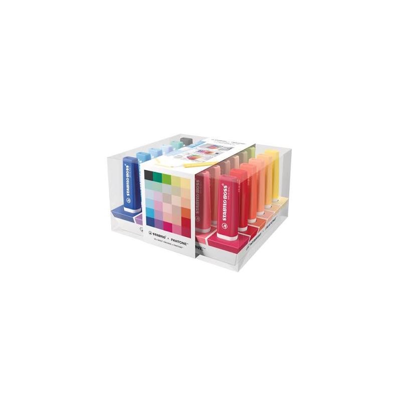 EVIDENZIATORI STABILO BOSS ORIGINAL x PANTONE Set da scrivania con 30 evidenziatori