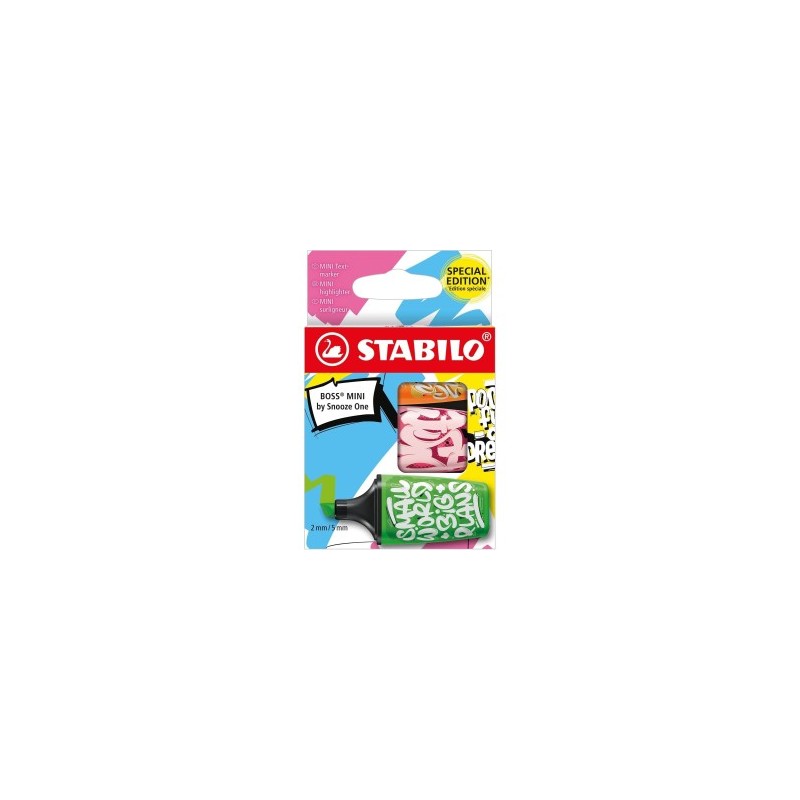 EVIDENZIATORI STABILO MINI ANIMAL VIBES 3 PZ 07/03-73