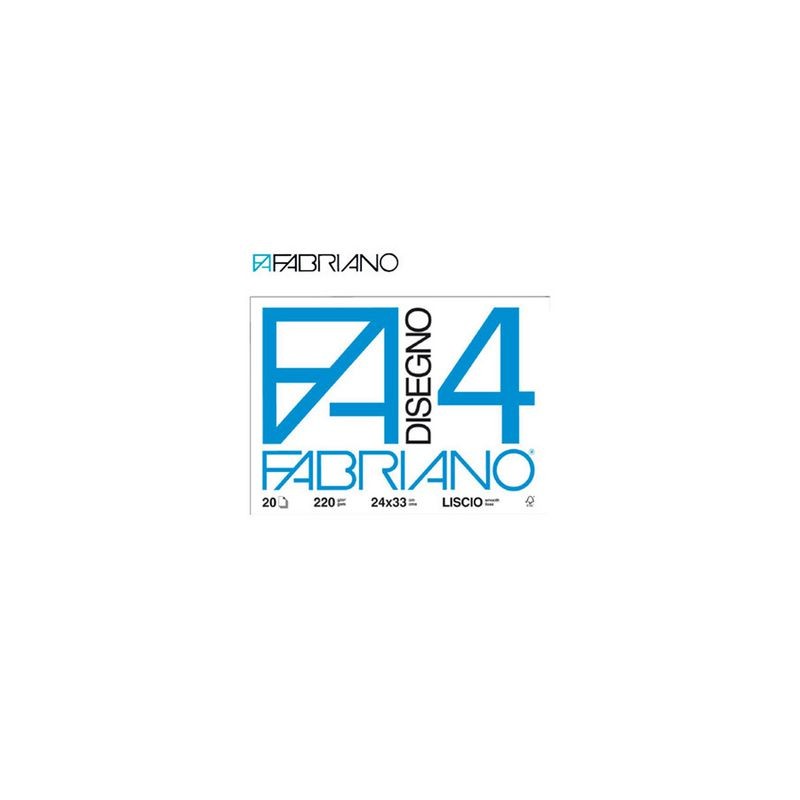 FABRIANO F4 BLOCCO 24X33 LISCIO 220GR 20FG 5200597