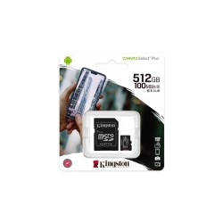 Kingston Canvas Select Plus SDCS3/512 scheda microSD Calsse 10 con adattatore