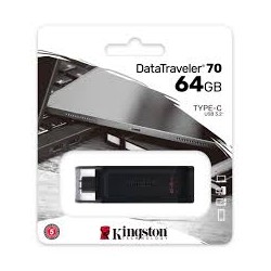 KINGSTON PEN DRIVE DT70 64GB USB 3,0 TASSA SIAE INCLUSA