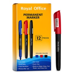 MARKER INDELEBILE PUNTA FINE ROSSO ROYAL OFFICE 1,9M