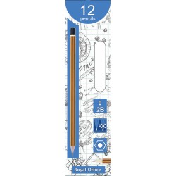 MATITE ROYAL OFFICE 0-2B 12 PEZZI