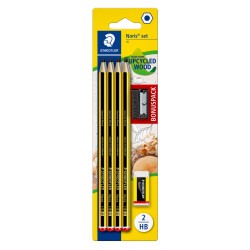 MATITE STAEDTLER BONUS PACK 8PZ 120-2 HB + TEMPERAMATITE + GOMMA 120-SBK8P1