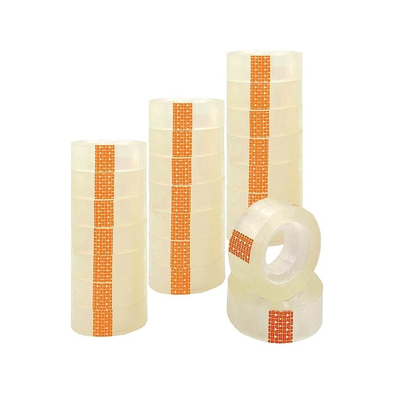 NASTRO ADESIVO 19X33 ACRILICO TRASP. (blisterato ad 8)