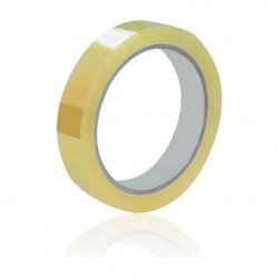 NASTRO ADESIVO 19X66 ACRILICO TRASPARENTE (blisterato ad 8)