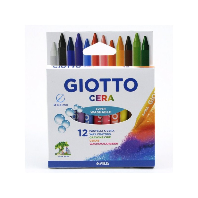 PASTELLI A CERA GIOTTO 12 F281200