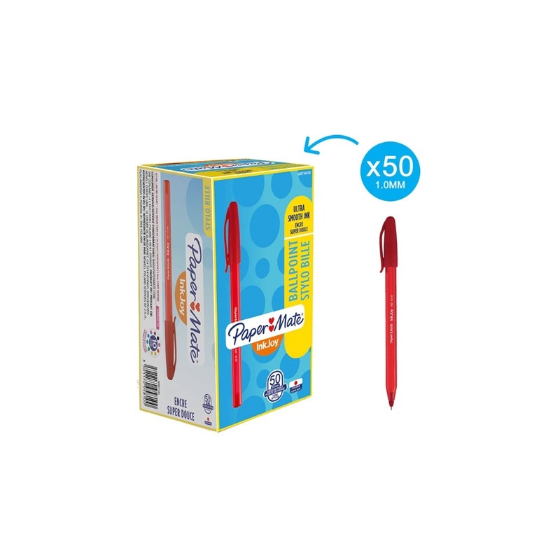 PENNA SFERA INKJOY 100 STICK 1,0 ROSSO PAPERMATE