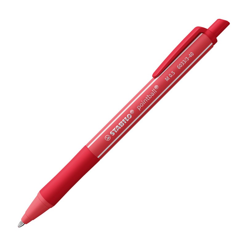 PENNE A SFERA POINTBALL STABILO FUSTO RUST RED ROSSO 6033/3-40