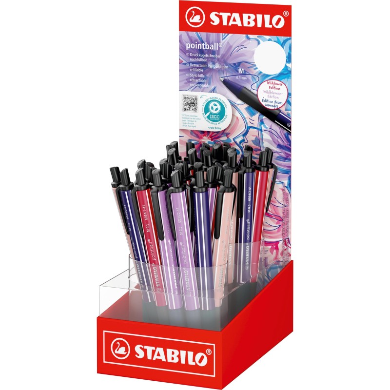 PENNE SFERA POINTBALL STABILO NATURECOLORS EXPO 38 PZ 6034/38-1