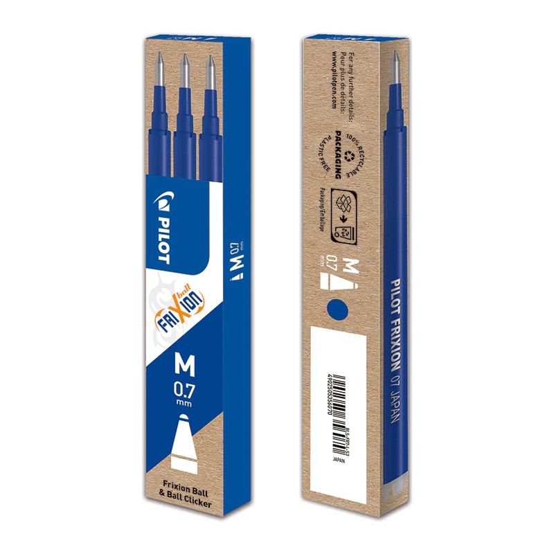 REFILL FRIXION GEL 0,7 BLU SET 3 PZ