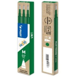 REFILL FRIXION GEL 0,7 VERDE  SET 3 PZ