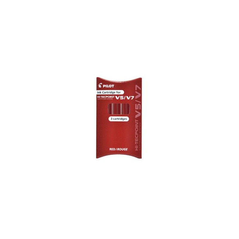 REFILL PILOT V5/V7 HI-TECPOINT ROSSO SET3 PZ