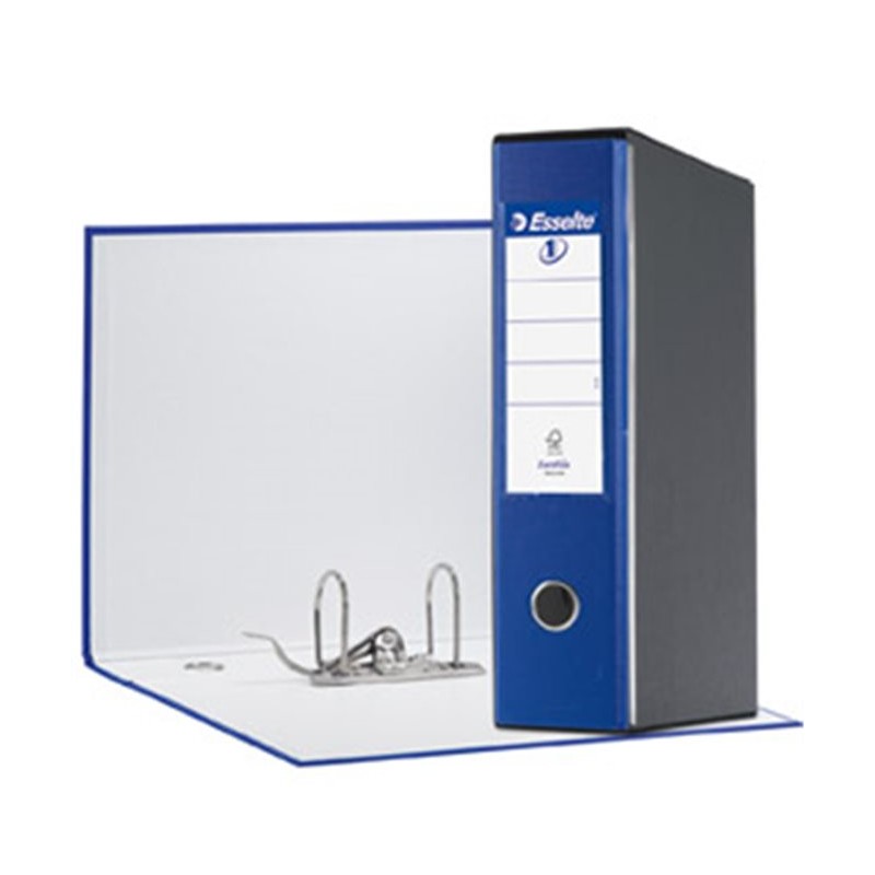 REGISTRATORI ESSENTIAL G75 DORSO 8cm BLU