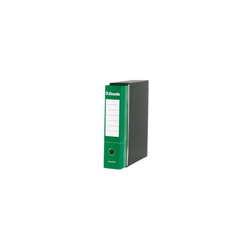 REGISTRATORI ESSENTIAL G75 DORSO 8cm VERDE
