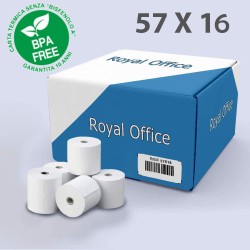 ROTOLI TERMICI 57X16 POS OMOLOGATI NEUTRO 48GR