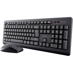 TASTIERA USB WIRELESS TRUST PRIMO + MOUSE 3 PULSANTI