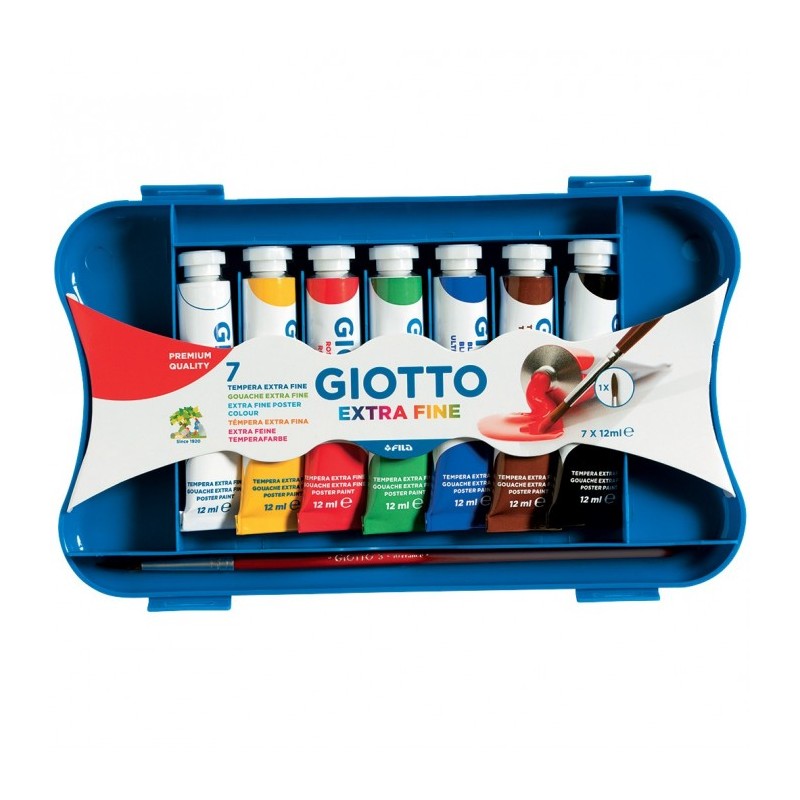 TEMPERA GIOTTO TUBO4 12 ML 7 PZ F30310000