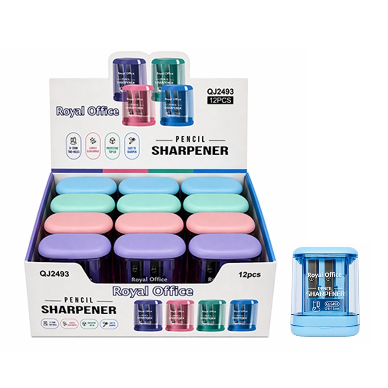 TEMPERAMATITE C SERBATOIO PLASTICA 2 FORI ROYAL OFFICE PASTEL CONF. 12PZ