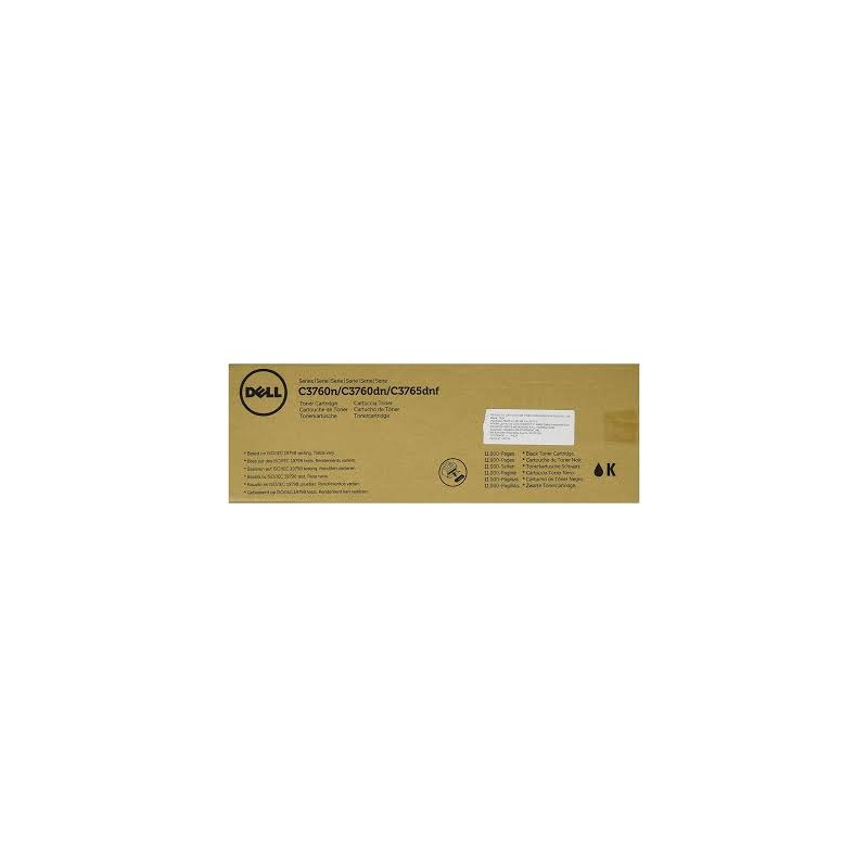 TONER DELL C3760 BLACK ORIGINALE