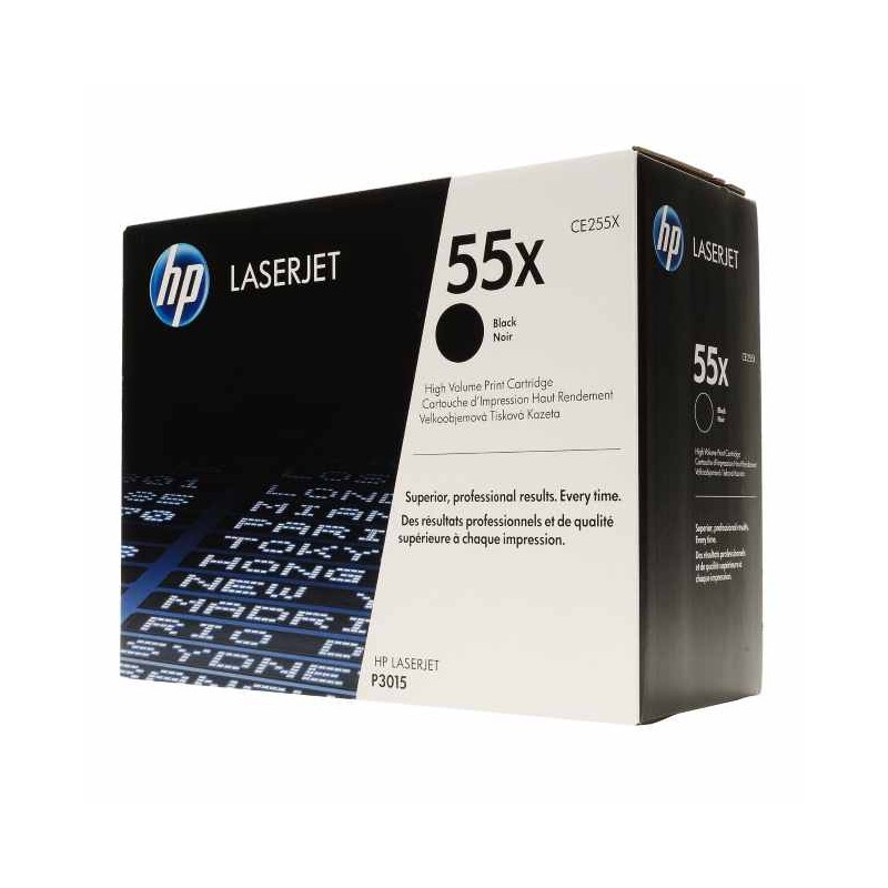 TONER HP CE255X NERO ORIGINALE 12500 COPIE