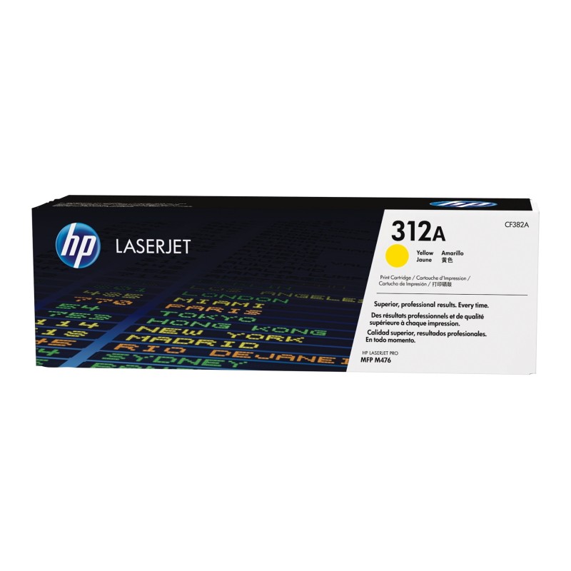 TONER HP CF382A YELLOW ORIGINALE